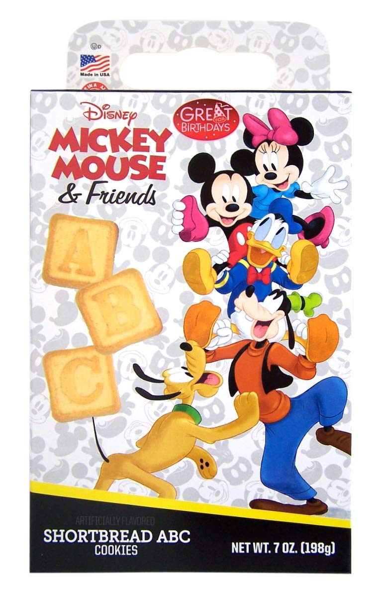 Amazon.com: Disney Mickey Mouse and Friends ABC Shortbread